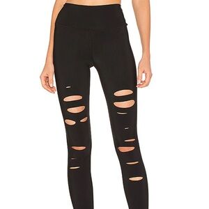 Alo High Waist Ripped Warrior Legging